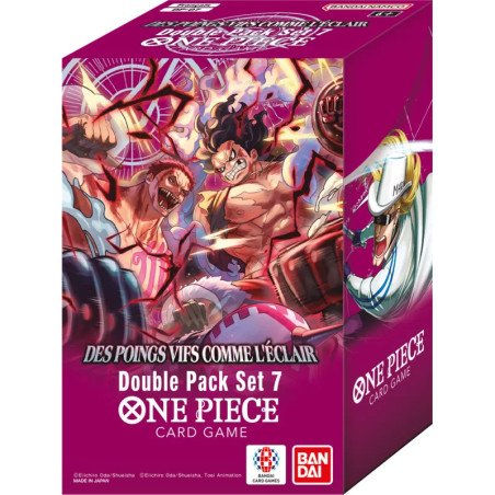 Display 8x Double Pack FR - Poings Vifs comme l'éclair - One Piece OP-11
