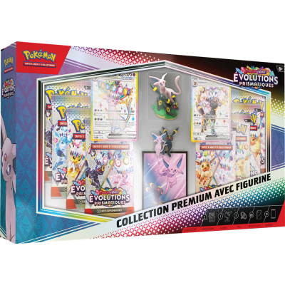 Coffret Premium avec Figurine Évolutions Prismatiques – Pokémon EV8.5 - FR