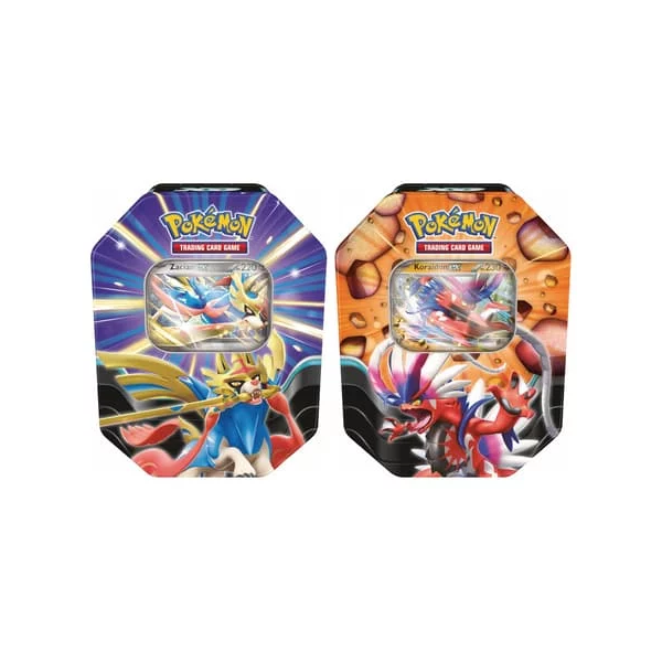Set de 2 Tins Pokémon FR - Zacian et Koraidon