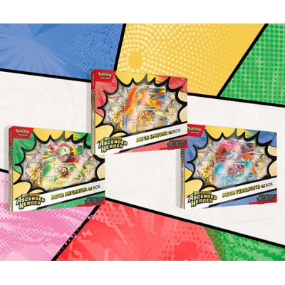 Trio des 3 coffrets Pokémon-ex ME02.5 Héros Transcendants - EN