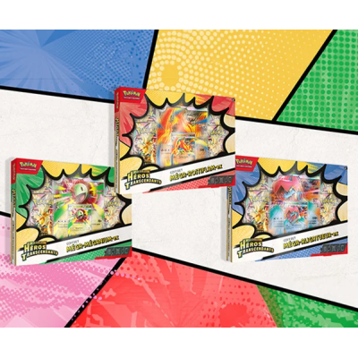 Trio 3x Box Pokémon Méga-ex Ascended Heroes - EN