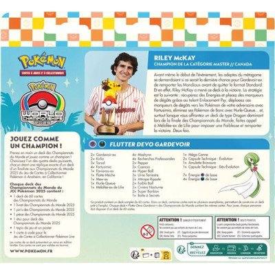 Deck des Championnats du Monde Pokémon 2025 - FR