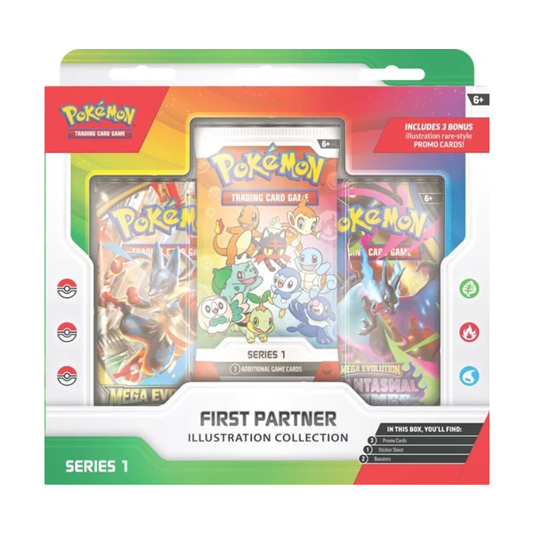 Pokémon Collection Illustration - First Partners Serie 1 -EN