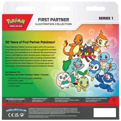 Pokémon Collection Illustration - First Partners Serie 1 -EN