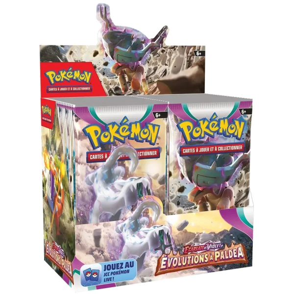 Display 36x Boosters Pokémon Evolutions à Paldéa - SV02 - FR