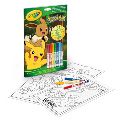 Livre de coloriage et d’activités Pokémon