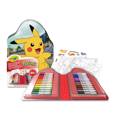 Set de coloriage et d'autocollants Pokémon