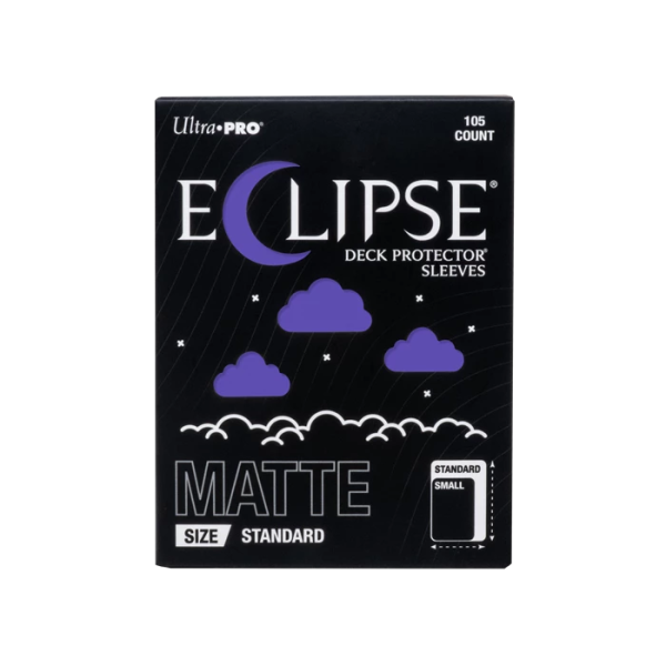 ECLIPSE Matte Purple Deck Protector Sleeves Standard (105)