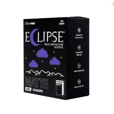ECLIPSE Matte Purple Deck Protector Sleeves Standard (105)