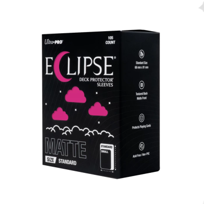 ECLIPSE Matte Pink Deck Protector Sleeves Standard (105)