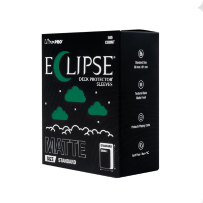 ECLIPSE Matte Green Deck Protector Sleeves Standard (105)