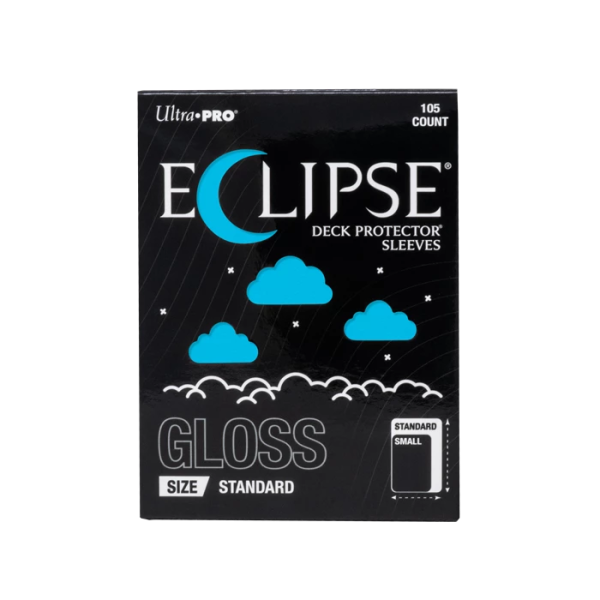 ECLIPSE Gloss Sky Blue Deck Protector Sleeves Standard (105)