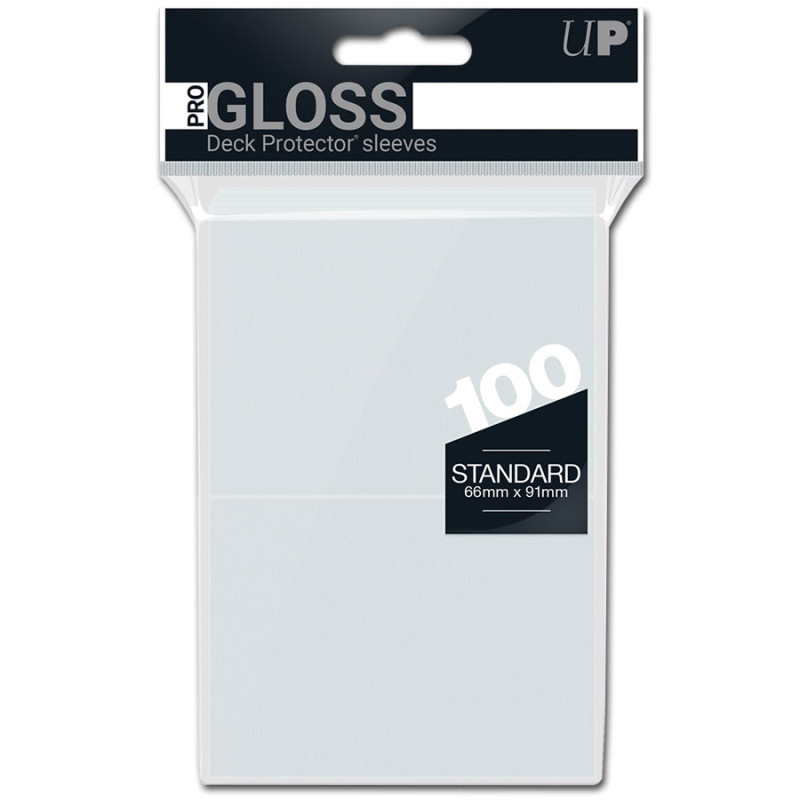 Pochettes cartes Ultra Pro Clear Gloss Deck Protector Standard (100)